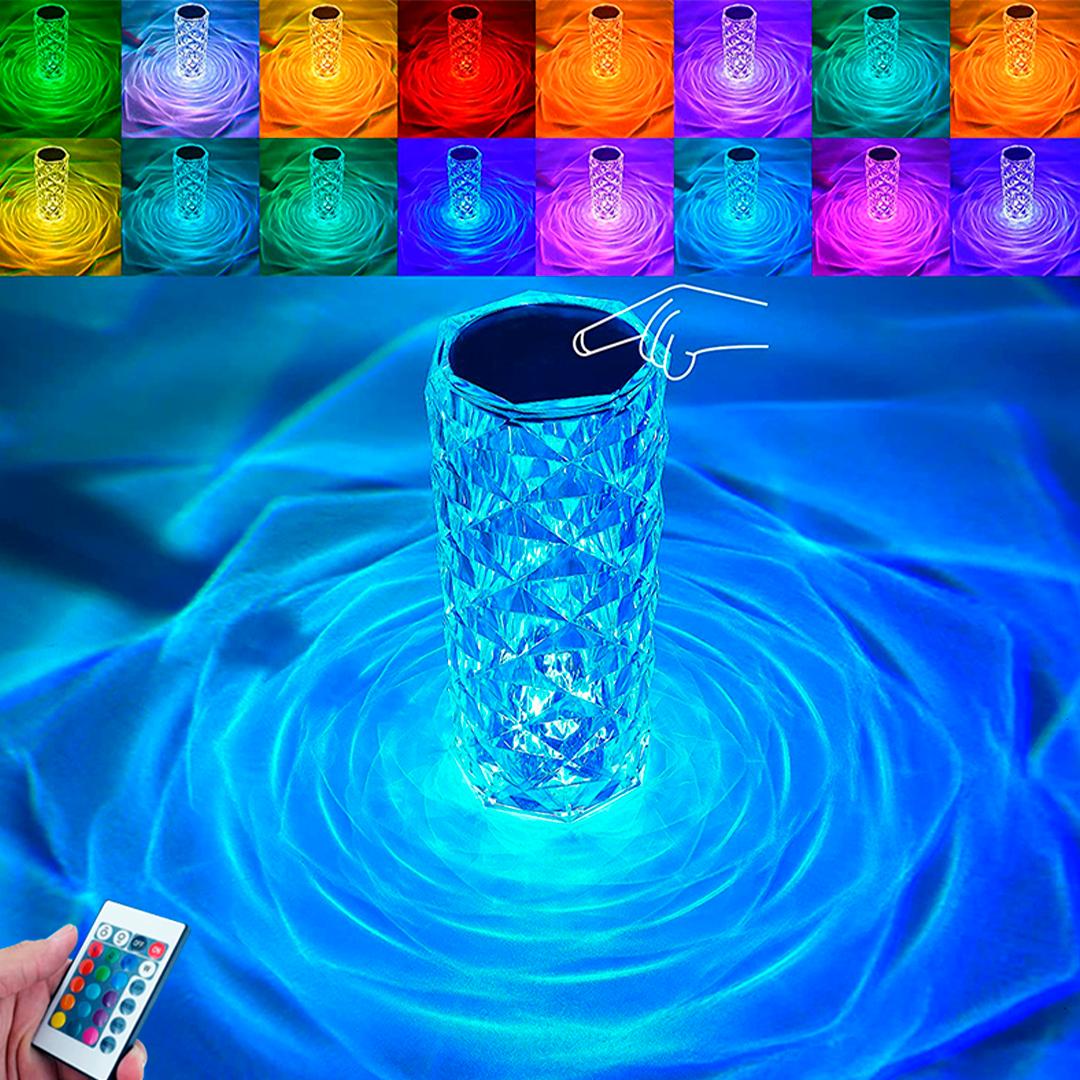 Lampara táctil Multicolor con Mando