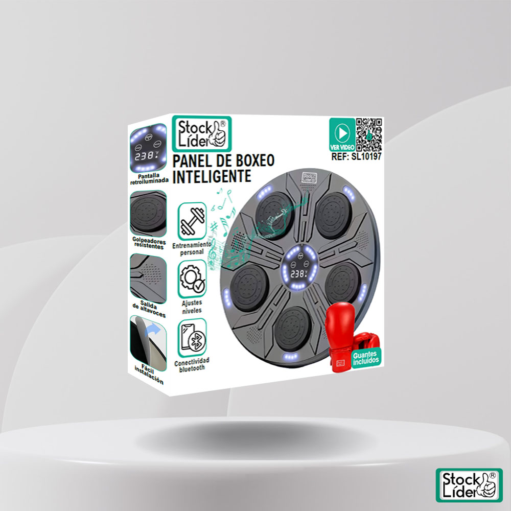Panel de Boxeo Inteligente con Guantes incluidos