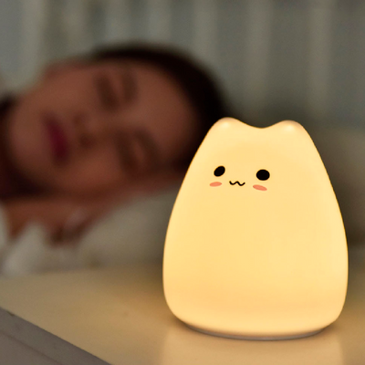 Lámpara nocturna de silicona - cat