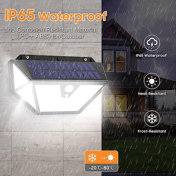 Outdoor Solar LED Light - Motion, 270° Illumination Range