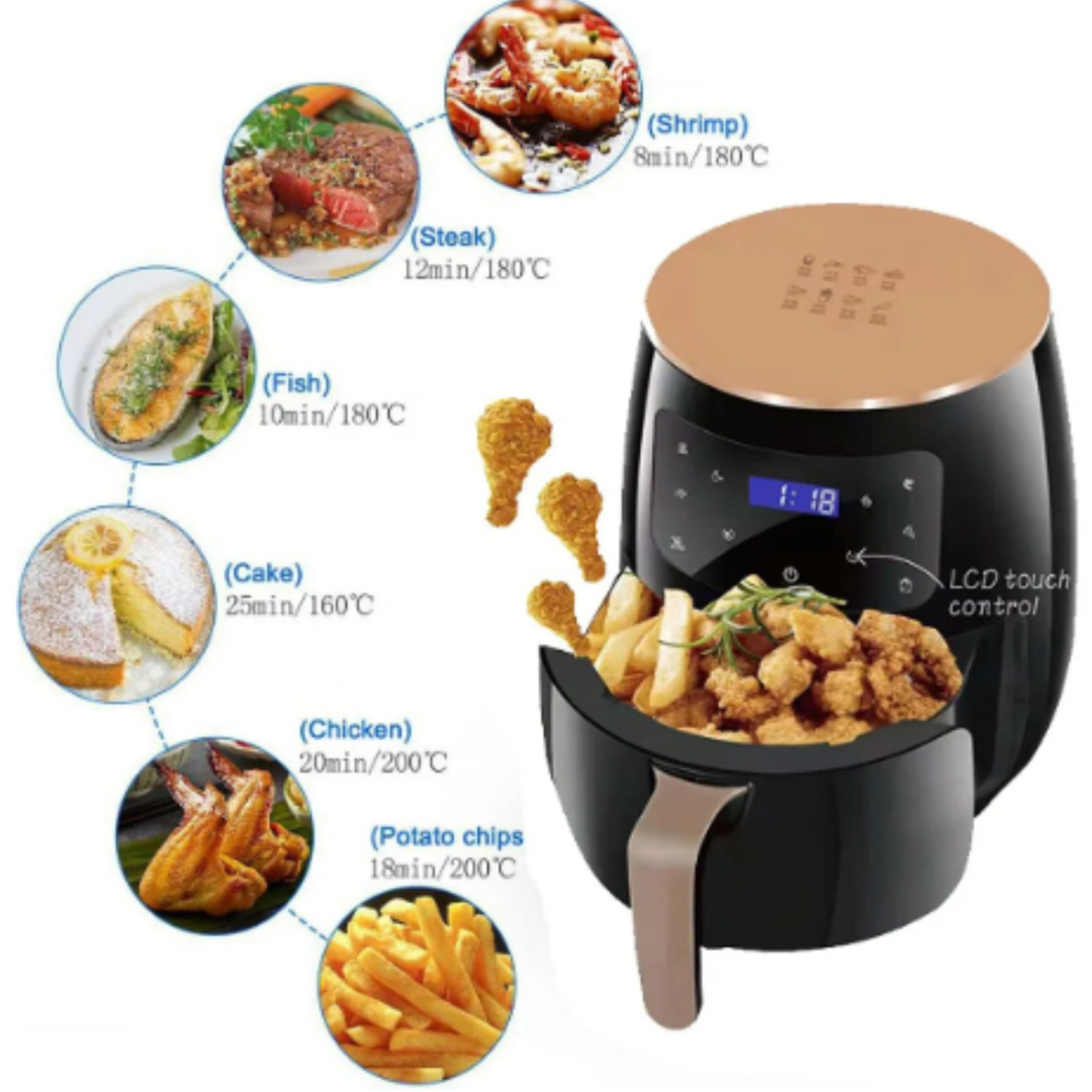 Freidora de aire | Airfryer 6L 2400w