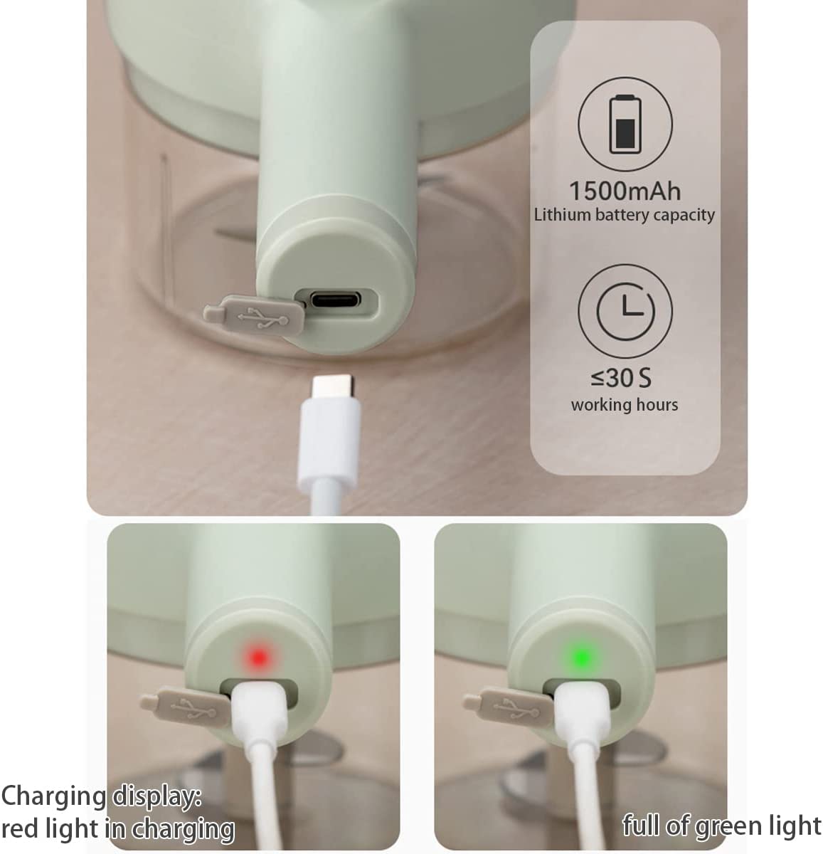  Wireless 4-in-1 Vegetable Cutter