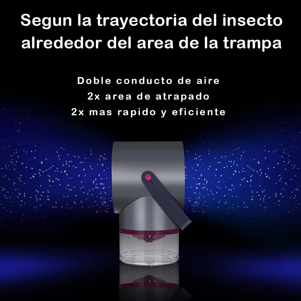 Lámpara antimosquitos Noctra en mesita de noche