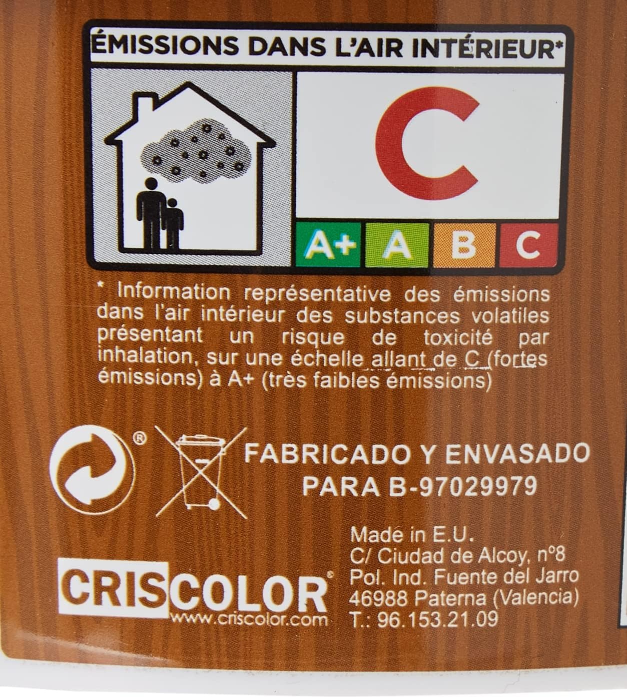 Criscolor | Masilla madera roble