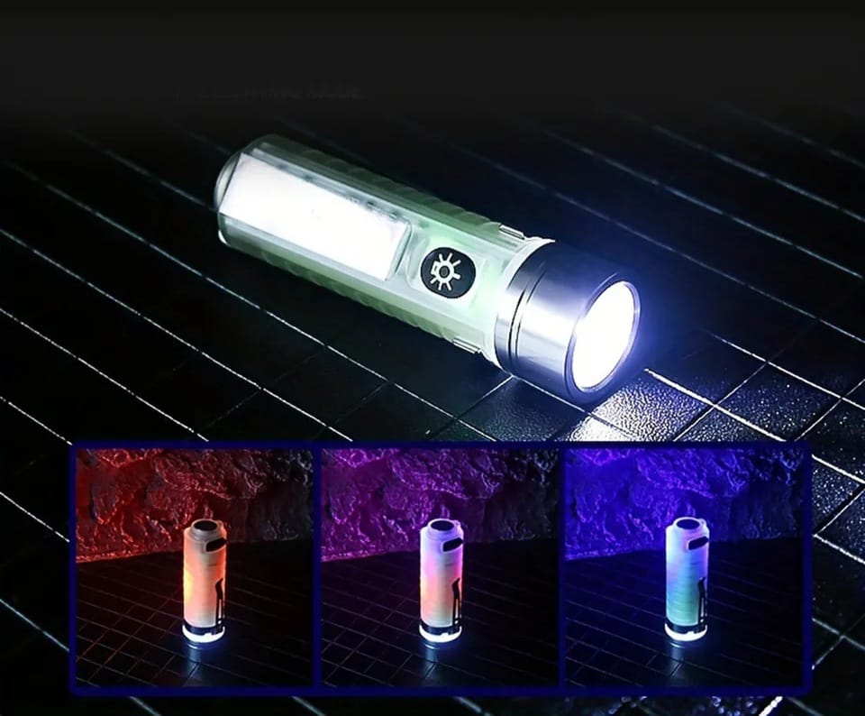 Mini linterna potente fluorescente