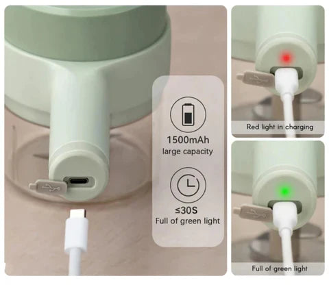  Wireless 4-in-1 Vegetable Cutter